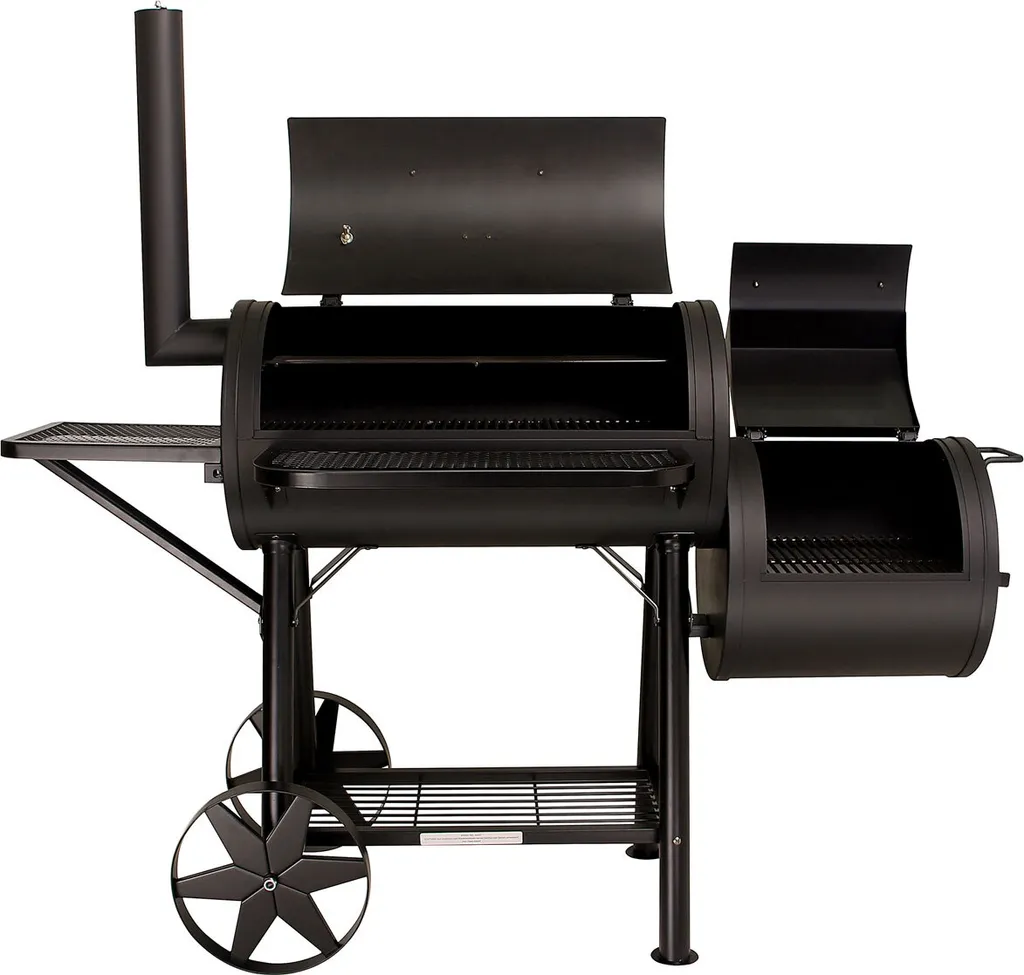 TAINO YUMA 90kg Smoker Grillkammer Räucherkammer Grill Holzkohle 4 TAINO YUMA 90kg Smoker Grillkammer Räucherkammer Grill Holzkohle – Bild 2