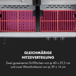 Klarstein Gasgrill Mit Kochplatte, Seitenbrenner Gasgrill Mit 3 Brenner, 8,1kW Edelstahl-Gasgrill, BBQ Gasgrill Für Balkon & Garten, Grill Für Gas & Kohle, Gasgrills Mit Thermometer 18 Klarstein Gasgrill Mit Kochplatte, Seitenbrenner Gasgrill Mit 3 Brenner, 8,1kW Edelstahl-Gasgrill, BBQ Gasgrill Für Balkon & Garten, Grill Für Gas & Kohle, Gasgrills Mit Thermometer -Tepro Verkäufe 2024 3143911e07b8fbf459c6446337930771