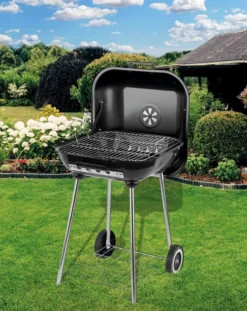 Holzkohlegrill Mit Deckel Räder Belüftung Gartengrill Grill 46x47 Cm -Tepro Verkäufe 2024 31570097829d37d99807f9d8362d8a1a
