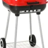 Outsunny Holzkohlegrill Grillwagen Kugelgrill Auf Rollen Ablage Mit Deckel BBQ Metall Rot 46 X 52,5 X 76cm -Tepro Verkäufe 2024 31cd124a410f7c34cf10392b8a28d929