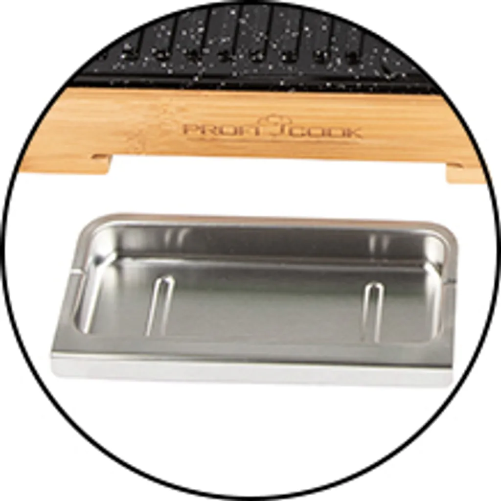 ProfiCook Teppanyaki-Grill PC-TYG 1143 Mit UmweltfreundlichemBambusrahmen 5 ProfiCook Teppanyaki-Grill PC-TYG 1143 Mit UmweltfreundlichemBambusrahmen – Bild 3