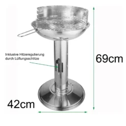 MICHELINO Standgrill Säulengrill Grill 52521 6 MICHELINO Standgrill Säulengrill Grill 52521 -Tepro Verkäufe 2024 31f251db0b57c42faf88d6d8f5c7b475