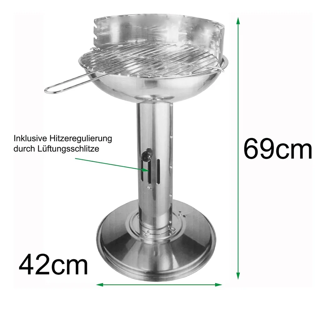 MICHELINO Standgrill Säulengrill Grill 52521 4 MICHELINO Standgrill Säulengrill Grill 52521 – Bild 2