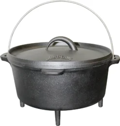 Jim Beam Pfannen-Schmortopf-Set Gusseisernes Koch-Set Dutch Oven Set 9-teilig. In Holztruhe -Tepro Verkäufe 2024 32b4725d182530e0e4e3a6f197b7be8f