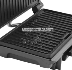 Monzana Kontaktgrill Antihaftbeschichtete Grillplatten Herausnehmbare Auffangschale Cool-Touch-Griff 1500 W Panini Toaster Grill Sandwichmaker Schwarz -Tepro Verkäufe 2024 3389c130411207e7db9ea08386115133