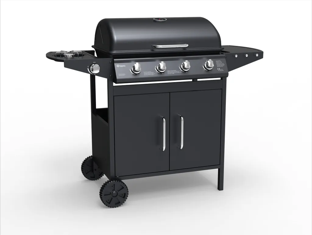 Tepro Gasgrill Tarboro 4 Mit Seitenbrenner 3 Tepro Gasgrill Tarboro 4 Mit Seitenbrenner