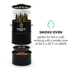 Brooklyn-BBQ 4-in-1-Grillfass | Grill, Smoker SlowCooker & Feuerschale | Ø 42 Cm | Stahl | Pulverbeschichtet 10 Brooklyn-BBQ 4-in-1-Grillfass | Grill, Smoker SlowCooker & Feuerschale | Ø 42 Cm | Stahl | Pulverbeschichtet -Tepro Verkäufe 2024 34c13589ae4fba5fe23cede567c4afa4