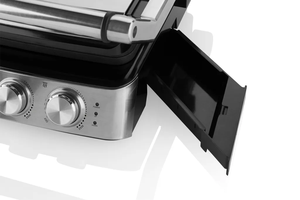 ETA PARTY CHEF Kontaktgrill ETA515590000, 2000 W, 2x Austauschbare, Antihaftbeschichtete Platten Mit Gerippter Grillfläche, Temperaturregelung 80 °C - 220 °C, 3 Betriebspositionen 10 ETA PARTY CHEF Kontaktgrill ETA515590000, 2000 W, 2x Austauschbare, Antihaftbeschichtete Platten Mit Gerippter Grillfläche, Temperaturregelung 80 °C - 220 °C, 3 Betriebspositionen – Bild 8