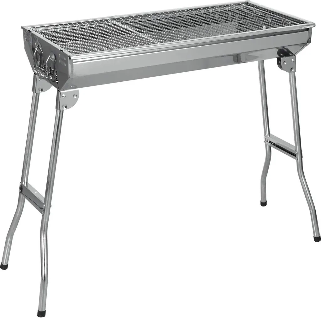SunJas Holzkohlegrill CA-12, Tragbar, Klappgrill, Mit 2 Stück Grillrost Standgrill, Edelstahl Klappgrill,BBQ Standgrill Tragbar Camping Grill Campinggrill 4 SunJas Holzkohlegrill CA-12, Tragbar, Klappgrill, Mit 2 Stück Grillrost Standgrill, Edelstahl Klappgrill,BBQ Standgrill Tragbar Camping Grill Campinggrill – Bild 2