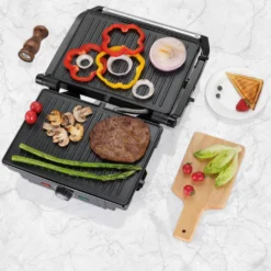 Monzana Kontaktgrill XL 180°C Klappbar Antihaftbeschichtung Edelstahl Temperaturkontrolle 1600W Tischgrill Sandwich Maker 17 Monzana Kontaktgrill XL 180°C Klappbar Antihaftbeschichtung Edelstahl Temperaturkontrolle 1600W Tischgrill Sandwich Maker -Tepro Verkäufe 2024 351727f817e7d793f35f26cacc2d4be5