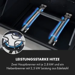 Klarstein Gasgrill Mit Kochplatte, Seitenbrenner Gasgrill Mit 3 Brenner, 8,1kW Edelstahl-Gasgrill, BBQ Gasgrill Für Balkon & Garten, Grill Für Gas & Kohle, Gasgrills Mit Thermometer 15 Klarstein Gasgrill Mit Kochplatte, Seitenbrenner Gasgrill Mit 3 Brenner, 8,1kW Edelstahl-Gasgrill, BBQ Gasgrill Für Balkon & Garten, Grill Für Gas & Kohle, Gasgrills Mit Thermometer -Tepro Verkäufe 2024 35745304da6c87afa3c6002e458d9b7e