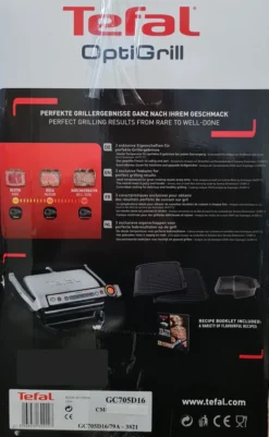Tefal OptiGrill Kontaktgrill GC705D -Tepro Verkäufe 2024 36f16557d03290905373a9d3aad53f42