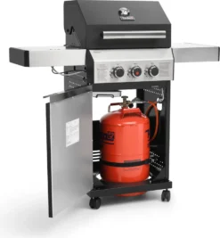 TAINO BLACK 2+1 Gasgrill Mit Seitenbrenner Gusseisen-Rost Gasgrill 2 Brenner Standgrill Matt Schwarz -Tepro Verkäufe 2024 374789c9ed864e0a26272ee3423376e8