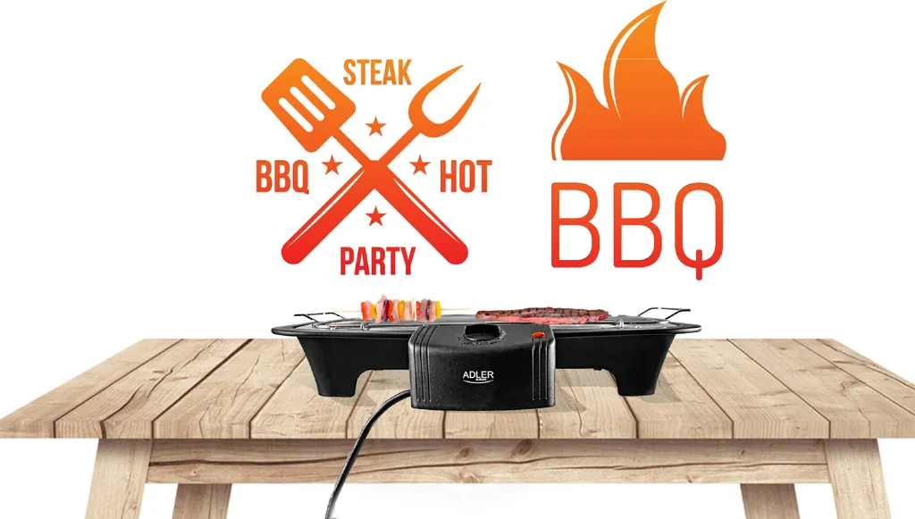 Adler 2in1 Standgrill BBQ Grill Partygrill Tischgrill Standtischgrill Elektro Grill 2000 Watt 15 Adler 2in1 Standgrill BBQ Grill Partygrill Tischgrill Standtischgrill Elektro Grill 2000 Watt – Bild 13