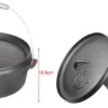 El Fuego Dutch Oven Schwarz Kasan Gusseisen Mit Deckelheber 8,46 Liter (AY463) -Tepro Verkäufe 2024 392c7c4d2d0d423efcb0319858c48436