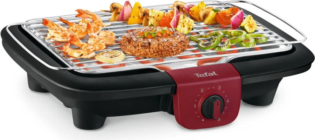 Tefal Elektrogrill Easygrill Adjust BG90E5 Schwarz/rot 6 Tefal Elektrogrill Easygrill Adjust BG90E5 Schwarz/rot – Bild 4