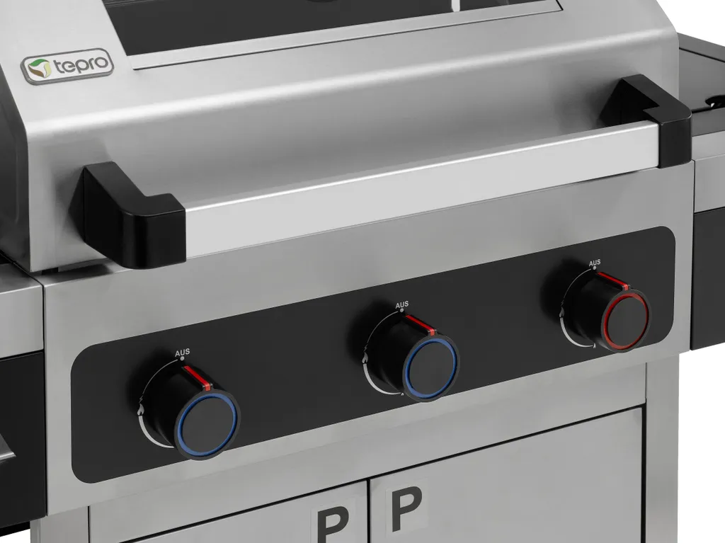 Tepro Edelstahl Gasgrill Keansburg 3 Special Edition, 3-Brenner Inkl. Powerzone Und Seitenbrenner 6 Tepro Edelstahl Gasgrill Keansburg 3 Special Edition, 3-Brenner Inkl. Powerzone Und Seitenbrenner – Bild 4