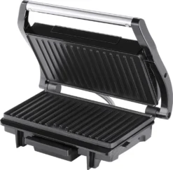Monzana Kontaktgrill Antihaftbeschichtete Grillplatten Herausnehmbare Auffangschale Cool-Touch-Griff 1500 W Panini Toaster Grill Sandwichmaker Schwarz -Tepro Verkäufe 2024 3bca91ed401000b3dd16d9c3f47a6aee