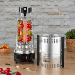 Zilan Kebap Maker | Schaschlikspieß Maker | Schaschlik Grill | Kebap Grill | 5 Spieße | Fettauffangschale -Tepro Verkäufe 2024 3c398c33e83236ee6580b26cec3ac235