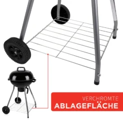 BBQ Collection Holzkohlegrill, Kugelgrill Rundgrill Ø 45 X 83 Cm Mit Deckel, Stabiler Standgrill Auf Rädern Mit Abnehmbarem Aschekasten & Ablagegitter, Schwarz 27 BBQ Collection Holzkohlegrill, Kugelgrill Rundgrill Ø 45 X 83 Cm Mit Deckel, Stabiler Standgrill Auf Rädern Mit Abnehmbarem Aschekasten & Ablagegitter, Schwarz -Tepro Verkäufe 2024 3c68fb84b20e8d77427d5579d021a790
