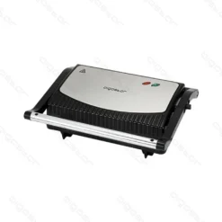 Aigostar York - Sandwichmaker 800W, Grilltoaster, Panini Maker, Cool Touch-Griff, Antihaft-Platten, BPA Frei, Edelstahl, Klein, Lagerfähig, Schwarz