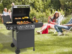 El Fuego Gasgrill / Grillwagen Columbus 3 Brenner +1 Grill 56x41cm -Tepro Verkäufe 2024 3d4aad16a4a9ed8b40affb5360783919