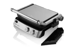 ETA PARTY CHEF Kontaktgrill ETA515590000, 2000 W, 2x Austauschbare, Antihaftbeschichtete Platten Mit Gerippter Grillfläche, Temperaturregelung 80 °C - 220 °C, 3 Betriebspositionen 18 ETA PARTY CHEF Kontaktgrill ETA515590000, 2000 W, 2x Austauschbare, Antihaftbeschichtete Platten Mit Gerippter Grillfläche, Temperaturregelung 80 °C - 220 °C, 3 Betriebspositionen -Tepro Verkäufe 2024 3f169b78c1612cdf95115548de49eaa3