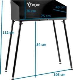 BBQ-Toro Dutch Oven Tisch, Mit Windschutz | 75 X 40 Cm | Grilltisch, Stahltisch -Tepro Verkäufe 2024 3fa97b0ca7c98a03927b23566577a8d0
