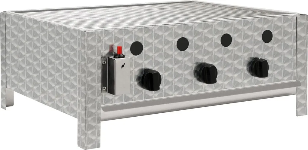 BBQ-Toro Edelstahl Gastrobräter, 3-flammig, Mit Grillrost Flammenblech Fettwanne 3 BBQ-Toro Edelstahl Gastrobräter, 3-flammig, Mit Grillrost Flammenblech Fettwanne