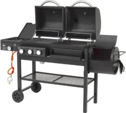 El Fuego Gas-/Holzkohlegrill/Smoker Kombigrill Sierra 3in1 2x 43x45cm -Tepro Verkäufe 2024 41408c07705742f15b63b14b170bec20
