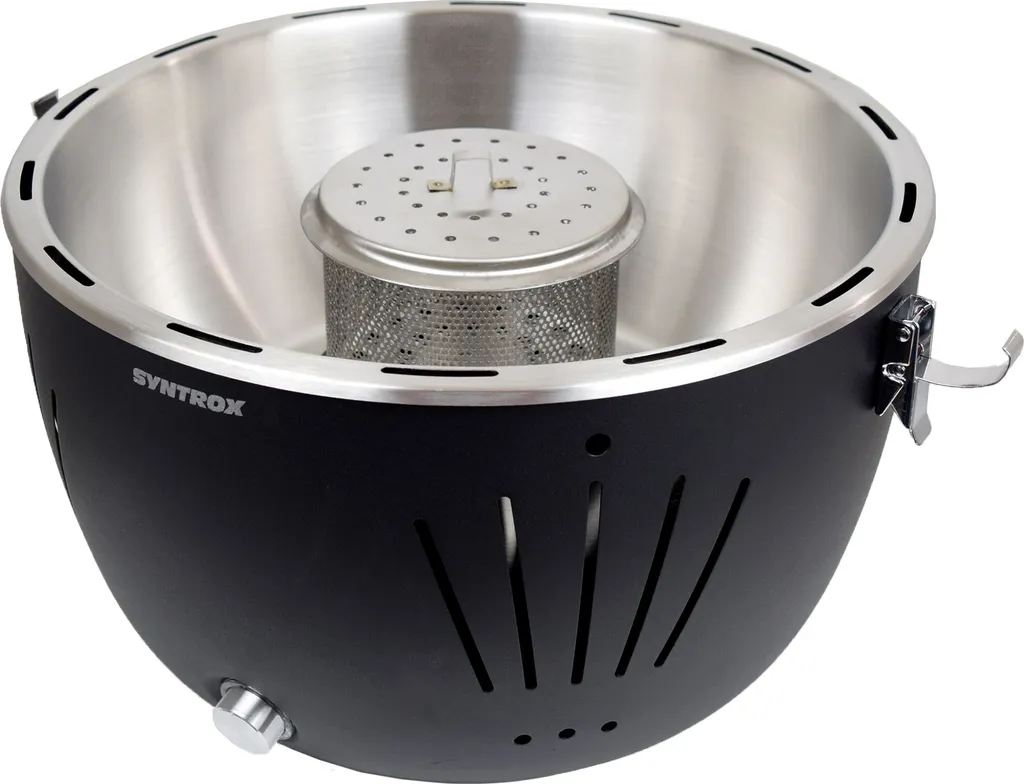 Raucharmer Holzkohlegrill Tischgrill Barbecue Mit Tasche Schwarz Rund "" 16 Raucharmer Holzkohlegrill Tischgrill Barbecue Mit Tasche Schwarz Rund "" – Bild 14