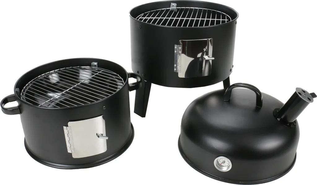 Garden Pleasure Holzkohle Grill Barbecue Räucherofen Grilltonne Smoker Garten 21 Garden Pleasure Holzkohle Grill Barbecue Räucherofen Grilltonne Smoker Garten – Bild 19