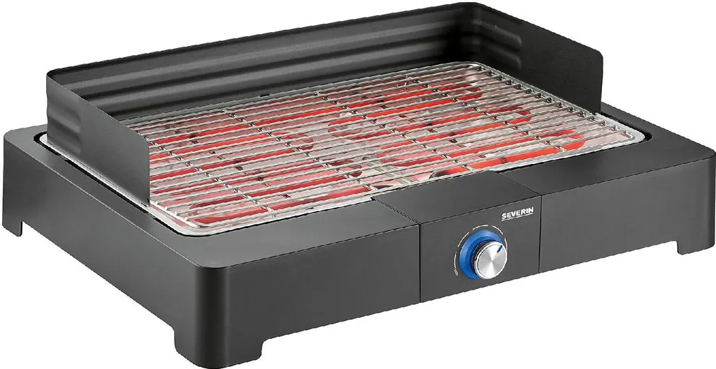 Severin PG 8565 Tischgrill Mit Grillrost 2200 Watt Indoor / Outdoor Windschutz 3 Severin PG 8565 Tischgrill Mit Grillrost 2200 Watt Indoor / Outdoor Windschutz