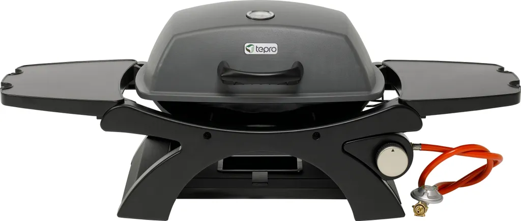 TEPRO Tisch-Gasgrill "Abington", 1-Brenner Mit Seitenablagen-anthrazit/schwarz-3142N 4 TEPRO Tisch-Gasgrill "Abington", 1-Brenner Mit Seitenablagen-anthrazit/schwarz-3142N – Bild 2
