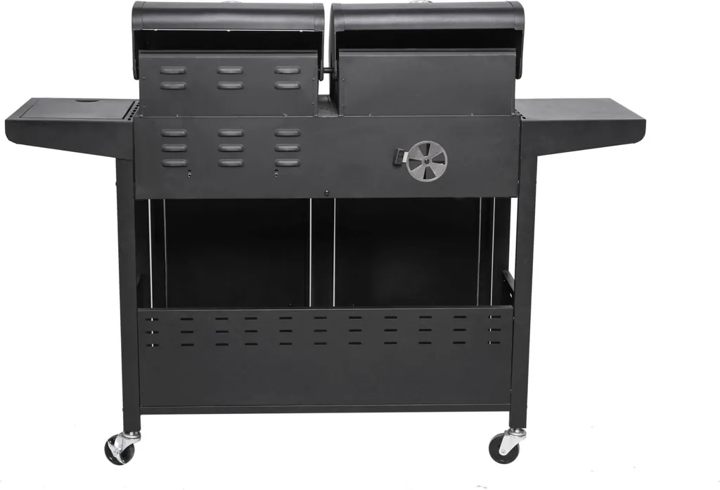 El Fuego Kombigrill "Nevada" AY5731 Gasgrill Und Holzkohle Smoker Grill 12 El Fuego Kombigrill "Nevada" AY5731 Gasgrill Und Holzkohle Smoker Grill – Bild 10
