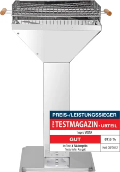 Tepro Edelstahl-Trichtergrill "Vista", Windschutz, Feuerwanne, Holzkohlegrill; 1066 -Tepro Verkäufe 2024 4a0d79a253c80383f6fe96b94fe0c5bb