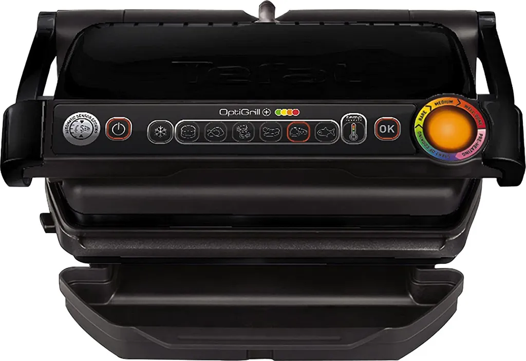 TEFAL Kontaktgrill Optigrill+ GC7128 (Elektrisch, 2000 Watt, 6 Grillprogramme, Lichtindikator, 33,3 X 20 Cm Grillfläche, 4 TEFAL Kontaktgrill Optigrill+ GC7128 (Elektrisch, 2000 Watt, 6 Grillprogramme, Lichtindikator, 33,3 X 20 Cm Grillfläche, – Bild 2
