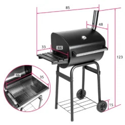 Tectake Holzkohlegrill Mit Deckel Und Thermometer - Schwarz 14 Tectake Holzkohlegrill Mit Deckel Und Thermometer - Schwarz -Tepro Verkäufe 2024 4b1dbed3bd743432263839a79296f15d