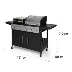 Klarstein Gasgrill Und Pizzaofen, Seitenbrenner Gasgrill Mit 6 Brenner, 20,5kW Edelstahl-Gasgrill, BBQ Gasgrill Für Balkon & Garten, Grill Für Propan, Gasgrills Mit Pizzastein & Thermometer 21 Klarstein Gasgrill Und Pizzaofen, Seitenbrenner Gasgrill Mit 6 Brenner, 20,5kW Edelstahl-Gasgrill, BBQ Gasgrill Für Balkon & Garten, Grill Für Propan, Gasgrills Mit Pizzastein & Thermometer -Tepro Verkäufe 2024 4cc5bb059f72ea73a6bad97456a9312c