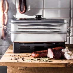 Tischräucherofen Edelstahl Räucherofen Smoker Mit Thermometer X2 Brenner BROWIN 19 Tischräucherofen Edelstahl Räucherofen Smoker Mit Thermometer X2 Brenner BROWIN -Tepro Verkäufe 2024 4d9296813b2de13f2cdf31cd00754c79