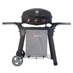 LANDMANN Pantera 3.0 Gasgrill - Kompaktgrill Mit Trolley Kompaktgasgrill Gasgrill Landmann Balkongrill BBQ Kompakt 3 Brenner Pantera 3.0