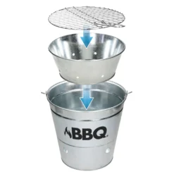 ECD Germany Grilleimer Ø 25cm Mit Grillrost Und Tragegriff, Eimergrill Aus Edelstahl In Silber, Minigrill Mit Belüftung, Campinggrill Holzkohlegrill BBQ Grill Picknickgrill Grillkübel Feuerkübel 12 ECD Germany Grilleimer Ø 25cm Mit Grillrost Und Tragegriff, Eimergrill Aus Edelstahl In Silber, Minigrill Mit Belüftung, Campinggrill Holzkohlegrill BBQ Grill Picknickgrill Grillkübel Feuerkübel -Tepro Verkäufe 2024 4f07a64cbe0f0e912fe791aac3e71fd6