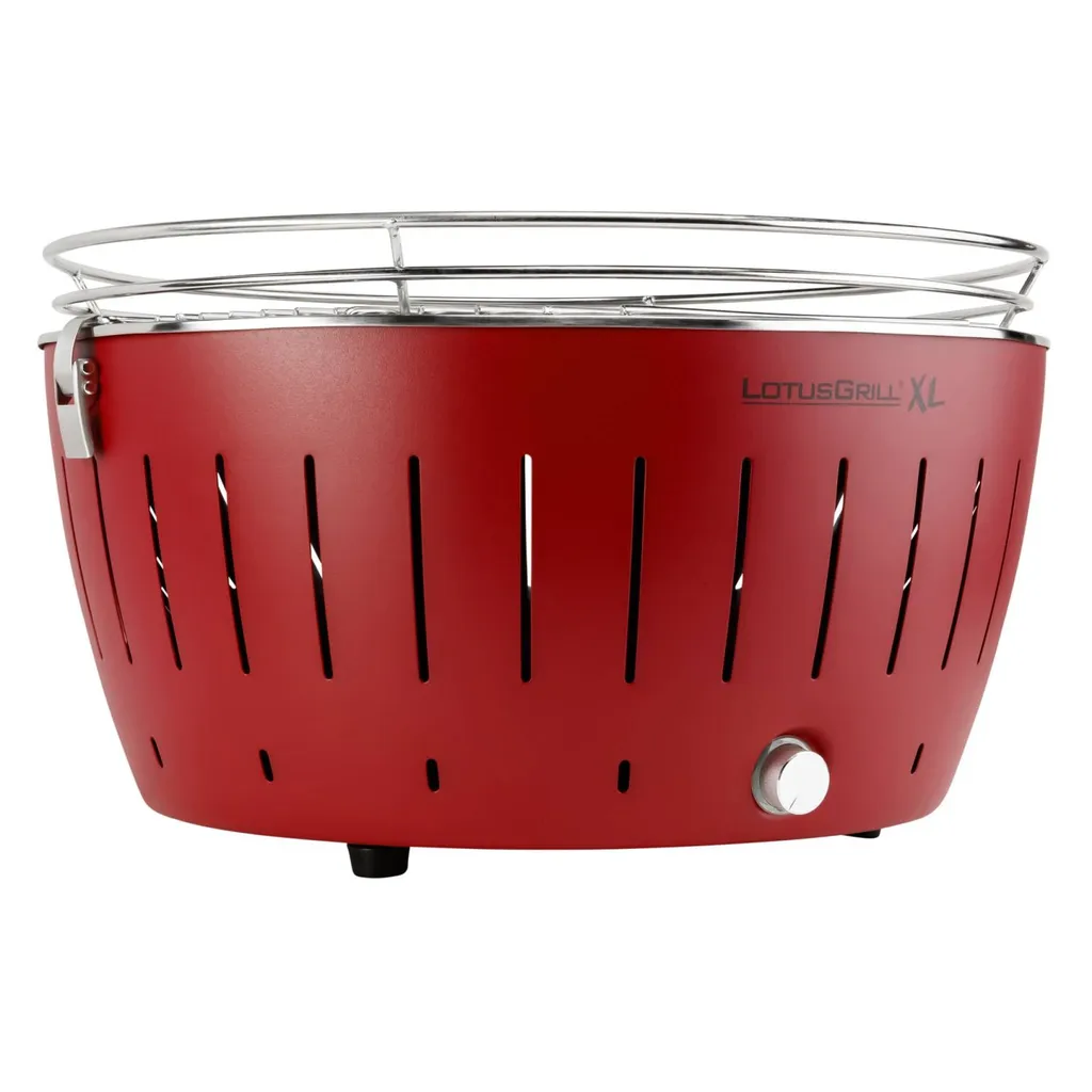 LotusGrill G-435 Holzkohlegrill XL 40,5cm Rot Mit USB Anschluss 4 LotusGrill G-435 Holzkohlegrill XL 40,5cm Rot Mit USB Anschluss – Bild 2