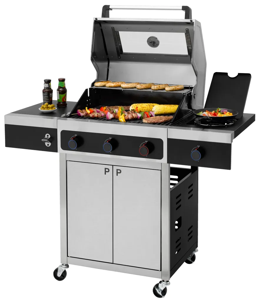 Tepro Edelstahl Gasgrill Keansburg 3 Special Edition, 3-Brenner Inkl. Powerzone Und Seitenbrenner 13 Tepro Edelstahl Gasgrill Keansburg 3 Special Edition, 3-Brenner Inkl. Powerzone Und Seitenbrenner – Bild 11