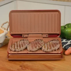 Starlyf® No Fat Grill - Kompaktgrill Mini Grill Für Die Küche, Low Fat, Kein Fett Oder Öl, Ohne Fett Oder Öl, Gesund Grillen, Kontaktgrill, Elektrogrill, - 1000W, PFOA-FREI, Aus Der TV Werbung 22 Starlyf® No Fat Grill - Kompaktgrill Mini Grill Für Die Küche, Low Fat, Kein Fett Oder Öl, Ohne Fett Oder Öl, Gesund Grillen, Kontaktgrill, Elektrogrill, - 1000W, PFOA-FREI, Aus Der TV Werbung -Tepro Verkäufe 2024 521a532f67c6d985f0ec2b3aea1dfc5c