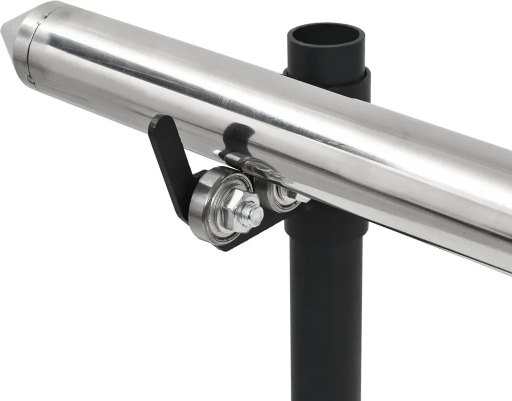 VidaXL Automatischer Grillspieß Mit Motor Edelstahl 150x46,5x82,5 Cm 8 VidaXL Automatischer Grillspieß Mit Motor Edelstahl 150x46,5x82,5 Cm – Bild 6