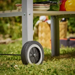 Grillwagen Holzkohlegrill BBQ Grill Inkl. Räder Ablagen Grillspieß Windschutz Garten Terrasse Campingrill Fahrbar 17 Grillwagen Holzkohlegrill BBQ Grill Inkl. Räder Ablagen Grillspieß Windschutz Garten Terrasse Campingrill Fahrbar -Tepro Verkäufe 2024 586e03151ab7bcf83c2c1efd8e5541e9