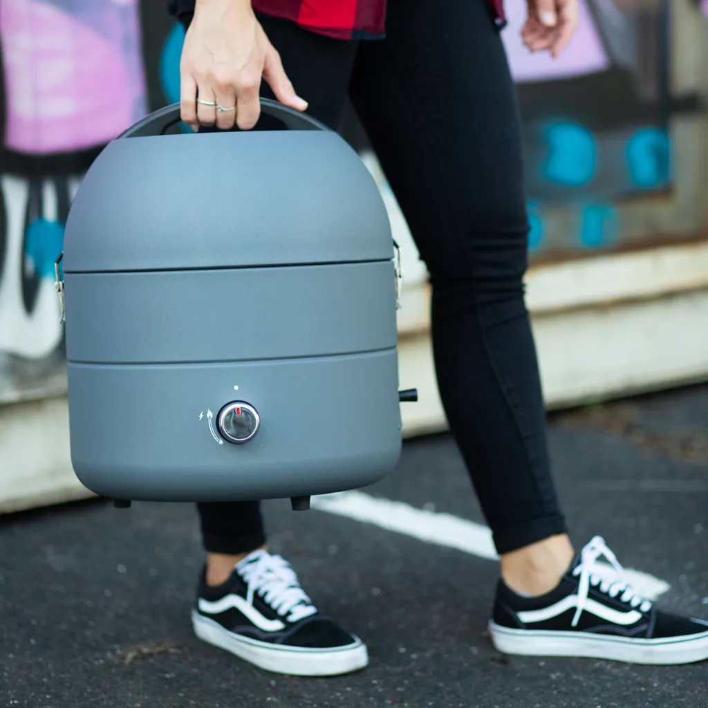 TAINO Grill-to-Go Portabler Gasgrill Campinggrill Kugelgrill Grau 14 TAINO Grill-to-Go Portabler Gasgrill Campinggrill Kugelgrill Grau – Bild 12
