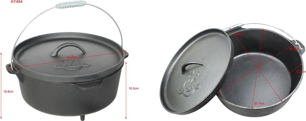 El Fuego Dutch Oven 11,28 Liter 3 El Fuego Dutch Oven 11,28 Liter