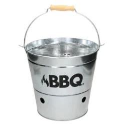 ECD Germany Grilleimer Ø 25cm Mit Grillrost Und Tragegriff, Eimergrill Aus Edelstahl In Silber, Minigrill Mit Belüftung, Campinggrill Holzkohlegrill BBQ Grill Picknickgrill Grillkübel Feuerkübel 15 ECD Germany Grilleimer Ø 25cm Mit Grillrost Und Tragegriff, Eimergrill Aus Edelstahl In Silber, Minigrill Mit Belüftung, Campinggrill Holzkohlegrill BBQ Grill Picknickgrill Grillkübel Feuerkübel -Tepro Verkäufe 2024 5999fe34fad7e069c294b794a9b5b278